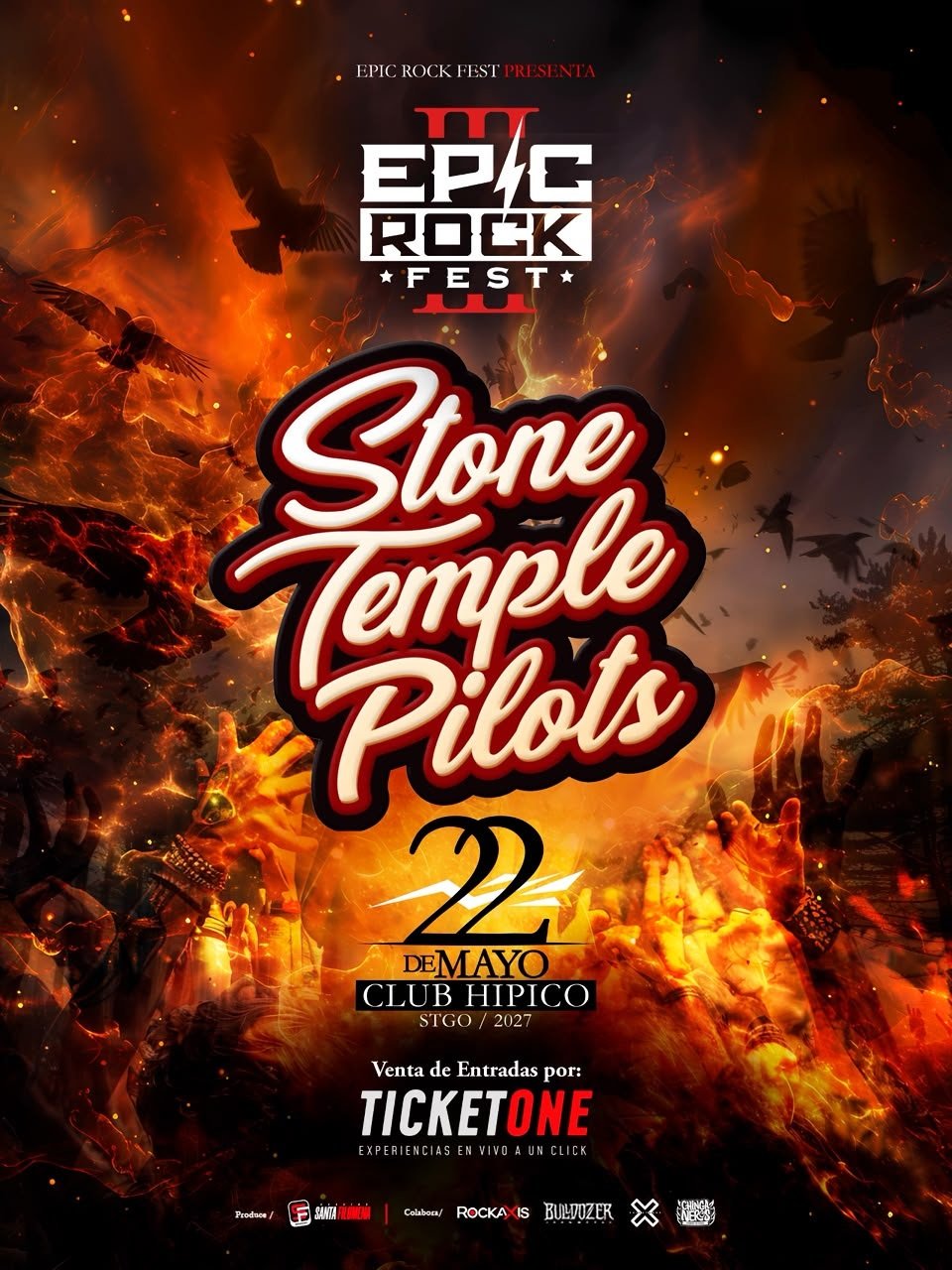 Stone temple pilots en Chile